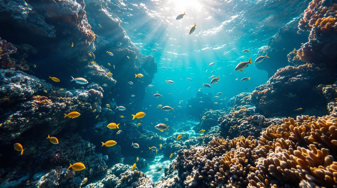 aa视频4K：太平洋珊瑚礁——海底花园