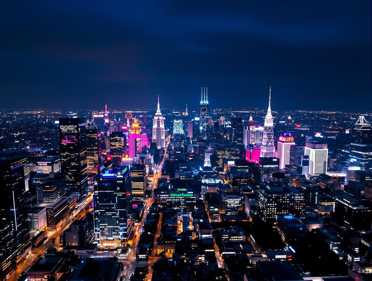 用户投稿：城市夜景——用无人机航拍最美天际线
